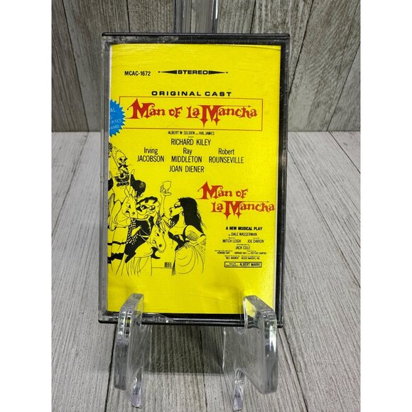 Vintage Man of La Mancha Original Cast Cassette Tape 1982 MCA - Picture 1 of 4